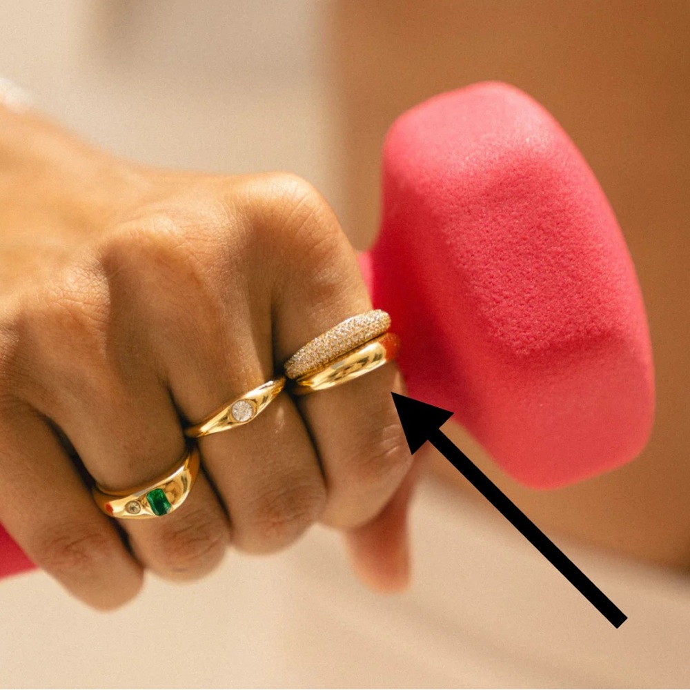 Atolea Chunky Gold Ring